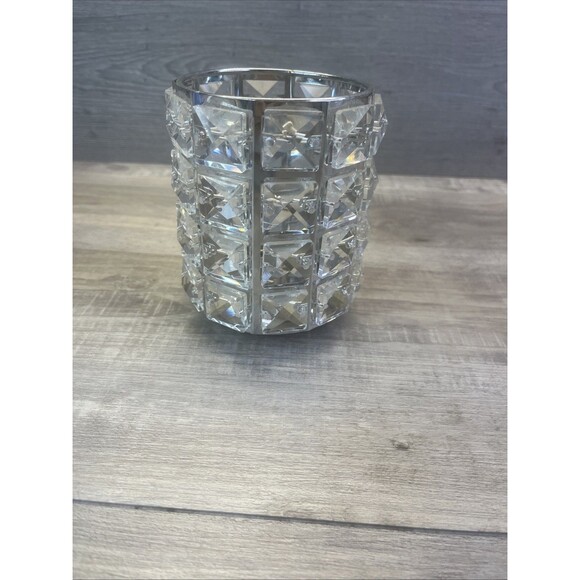 Makeup Brush Holder Organizer, Golden Crystal Bling Bling Makeup - Picture 2 of 8